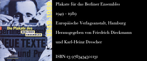  Plakate für das Berliner Ensembles