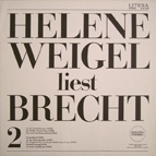 Weigel liest Brecht 2